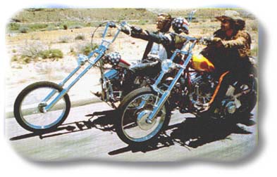 Peter Fonda og Dennis Hopper i "Easy Rider"